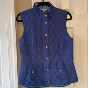 EUC Lilly Pulitzer Quilted Vest Size Medium